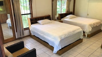Garden View, Two Double Beds (WE11)