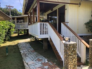 Baita Basic, 2 letti matrimoniali, vista giardino, lato spiaggia | Wi-Fi gratuito, lenzuola