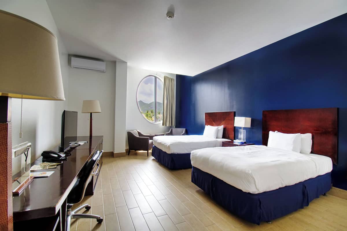 Studio Suite, 2 Double Beds, Mountain View | Safe