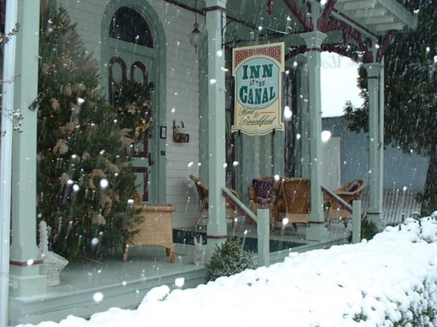 Façade de l’hébergement