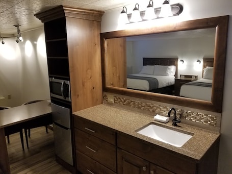 Individually furnished, laptop workspace, blackout drapes, soundproofing