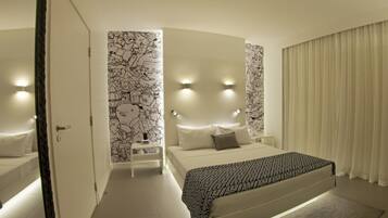 Apartamento standard, 1 cama de casal | Frigobar, cofres nos quartos, quartos à prova de som, Wi-Fi de cortesia