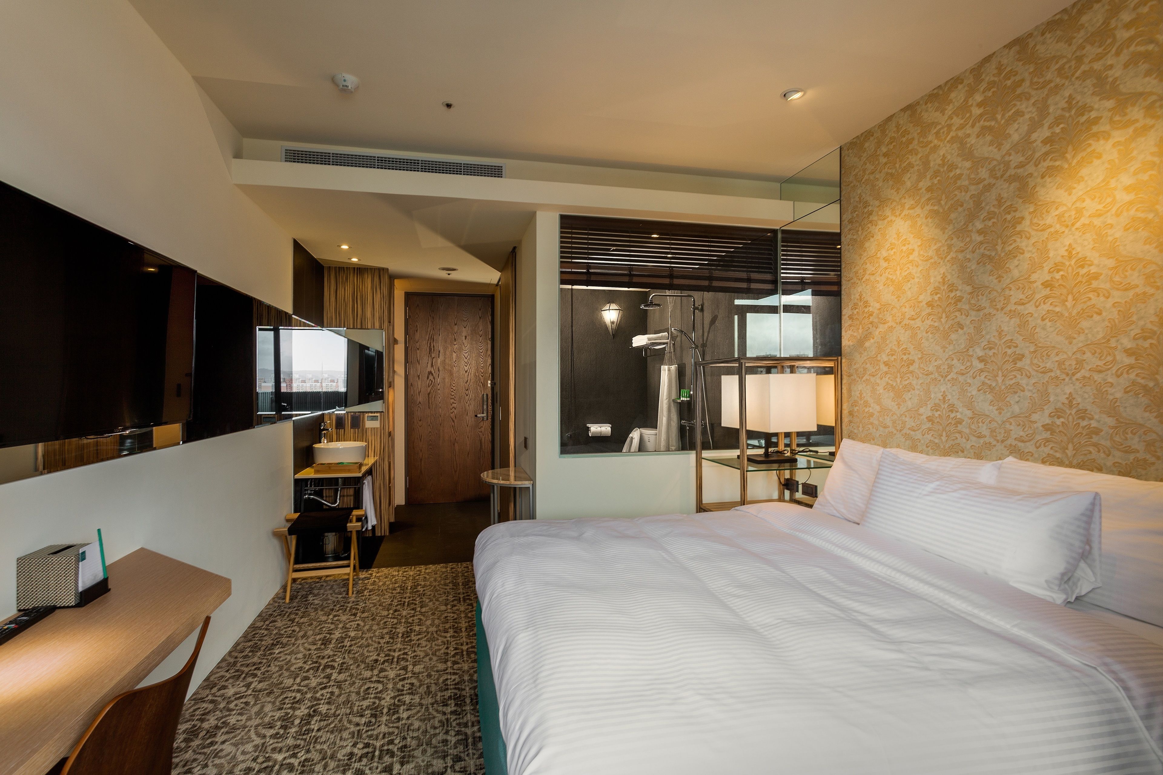 premier double room | premium bedding, down duvets, in-room safe, desk