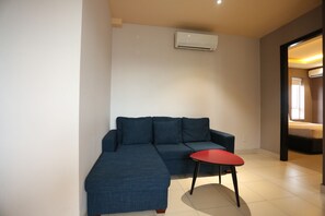 Family Apartment, Balcony | Living area | LCD TV - Diamond Suite Hai Ba Trung (Ho Chi Minh City)