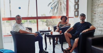 Zona de estar del vestíbulo