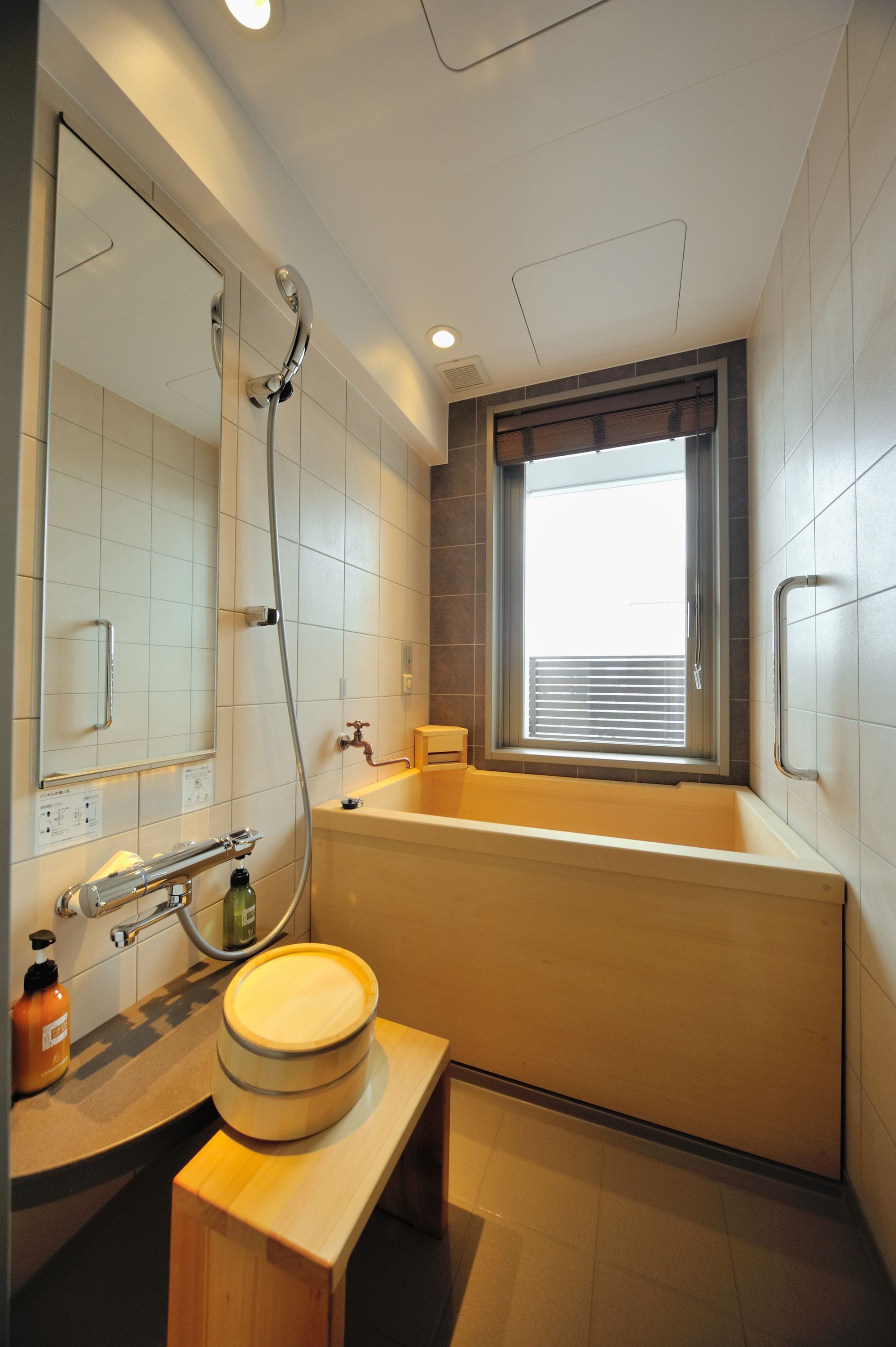 shower, free toiletries, hair dryer, slippers