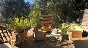 Studio (Terrace) | Terrace/patio - Résidence Hôtelière A Trama (Bonifacio)