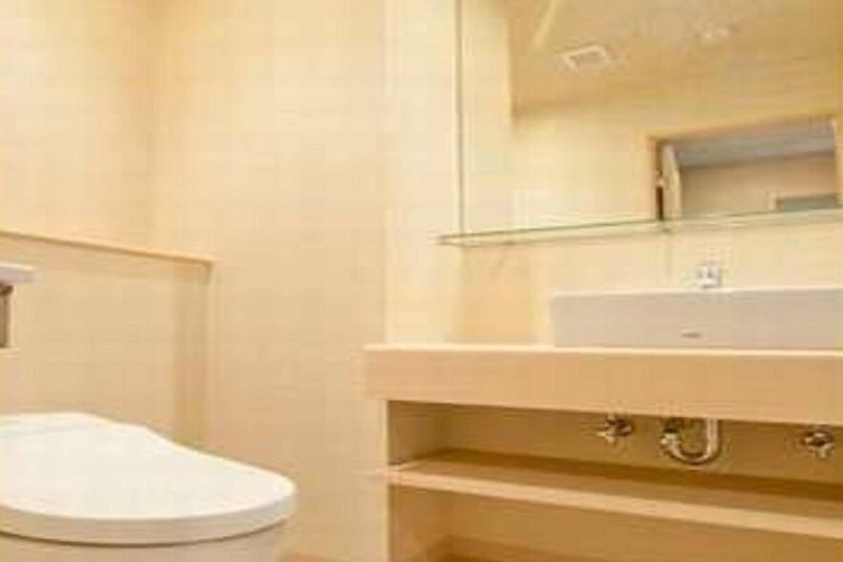 separate bathtub and shower, deep-soaking bathtub, free toiletries