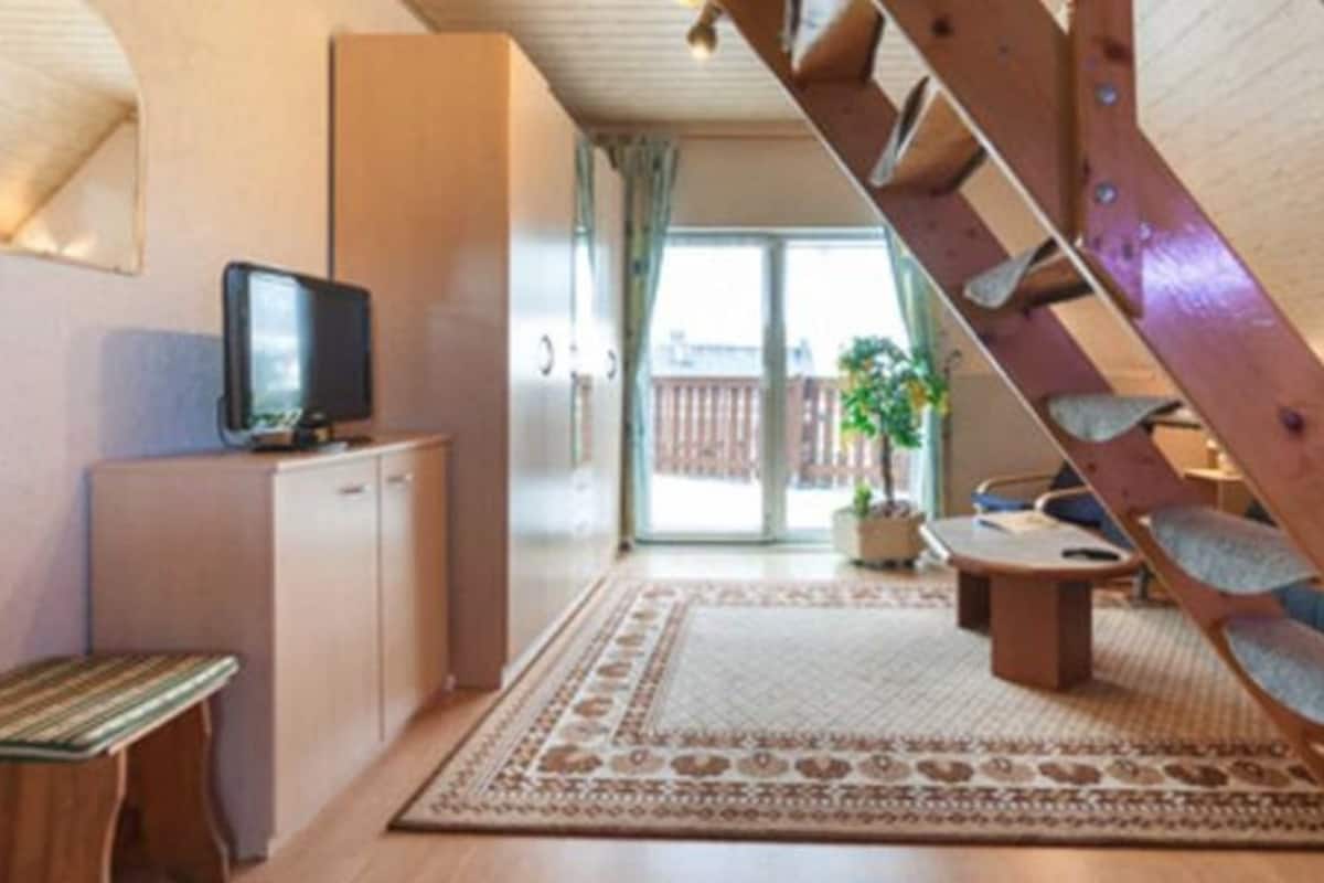 Apartment, 1 Bedroom, Valley View | Living area | Flat-screen TV
