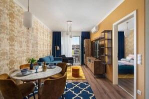 Exclusive Penthouse, 1 Bedroom | Living area