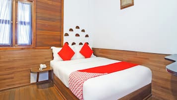 Deluxe Double Room, 1 Katil Ratu (Queen) | Seterika/papan seterika, Wi-fi percuma, cadar katil