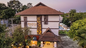 Voorkant van accommodatie