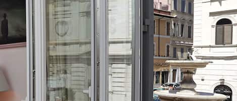 Uitzicht vanuit de kamer