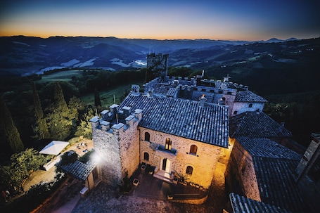 Vista da propriedade. Castello di Giomici