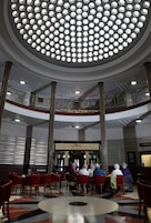 Área de estar no saguão