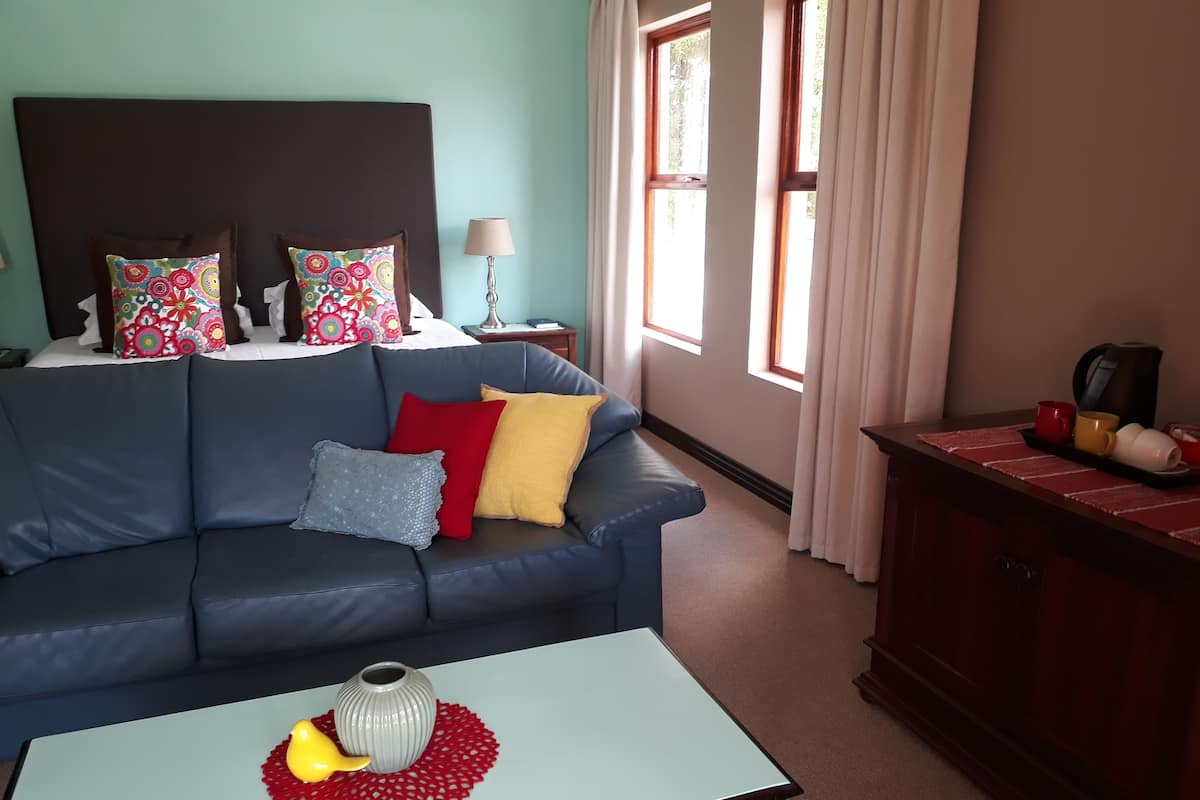 Luxury Double Room, Garden View | In-room safe, desk, iron/ironing board, free WiFi
