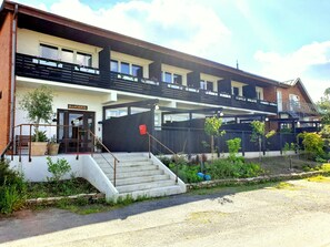 Overnatningsstedets facade