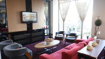 Sala de estar en el lobby