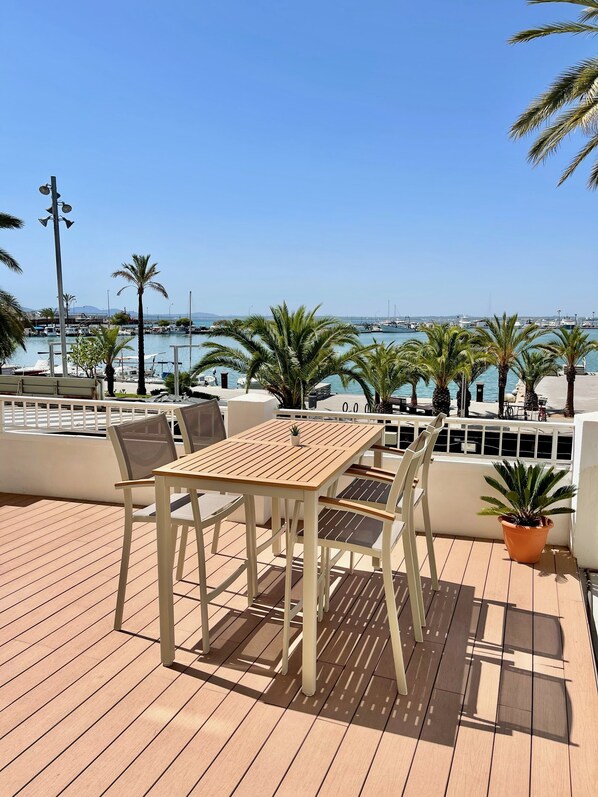 Appartement, salle de bains privée, vue mer