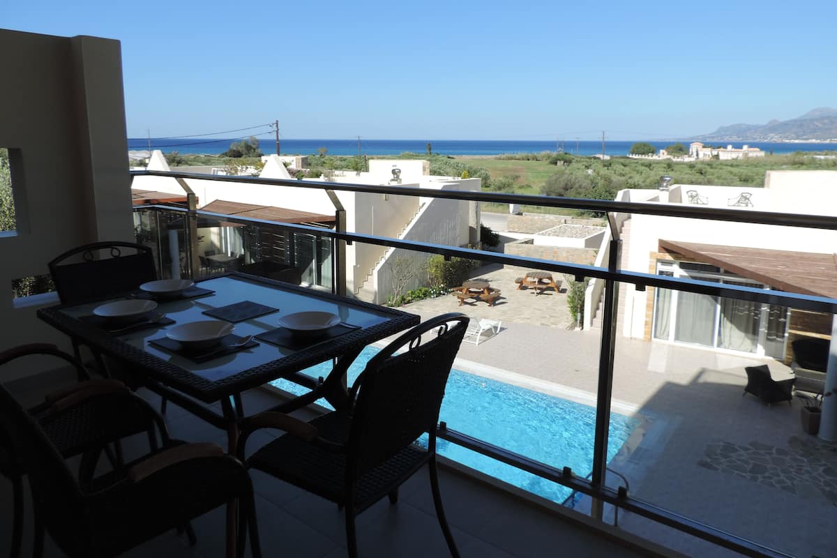 Apartment (Sea and Pool View) | In-room safe, iron/ironing board, free cribs/infant beds, free WiFi
