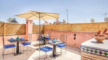 Comfort Double Room, Private Bathroom (Bleu Azur) | Balcony view