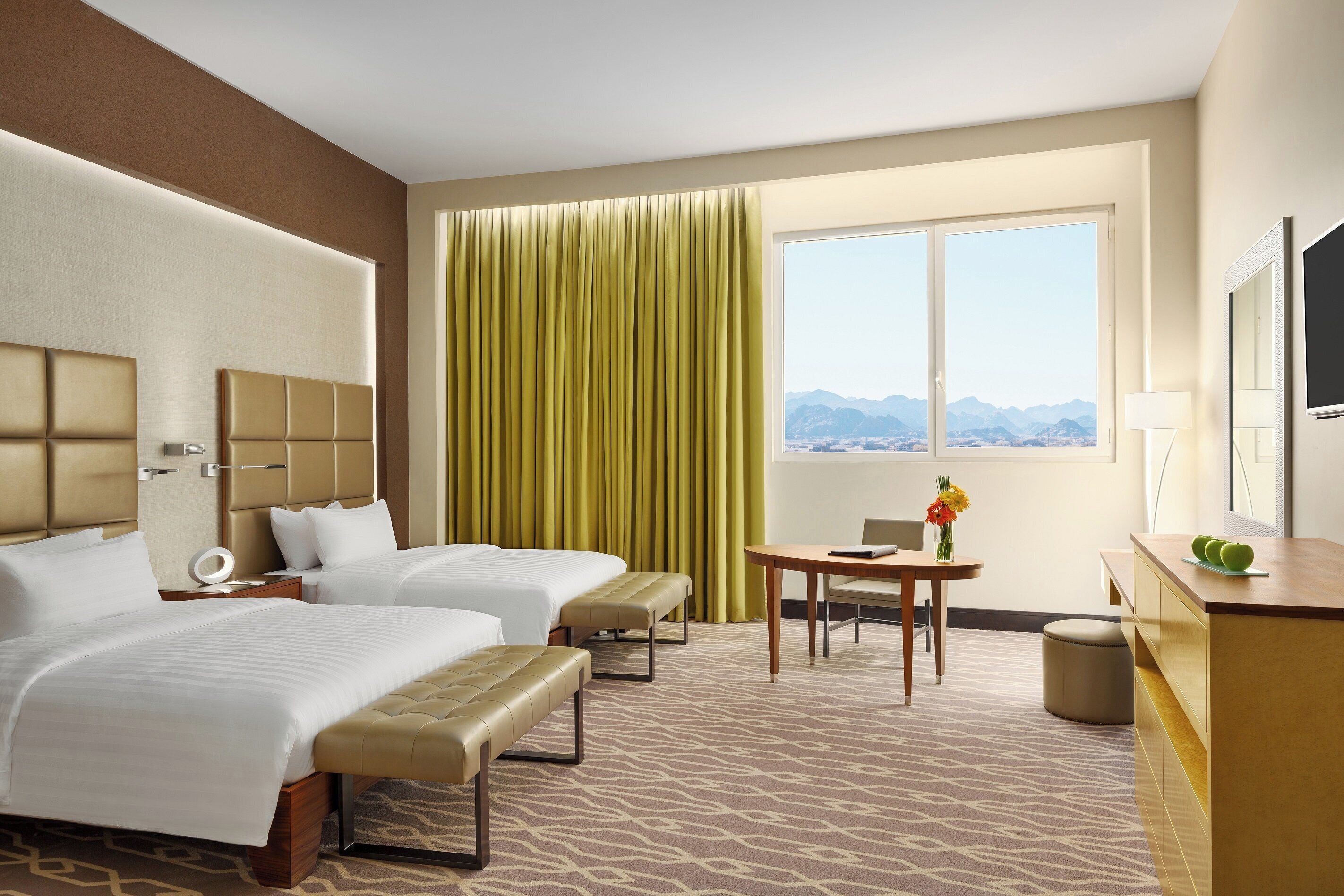 Premium bedding, in-room safe, desk, soundproofing