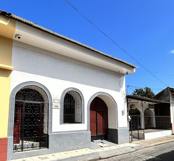 Façade de l’hébergement