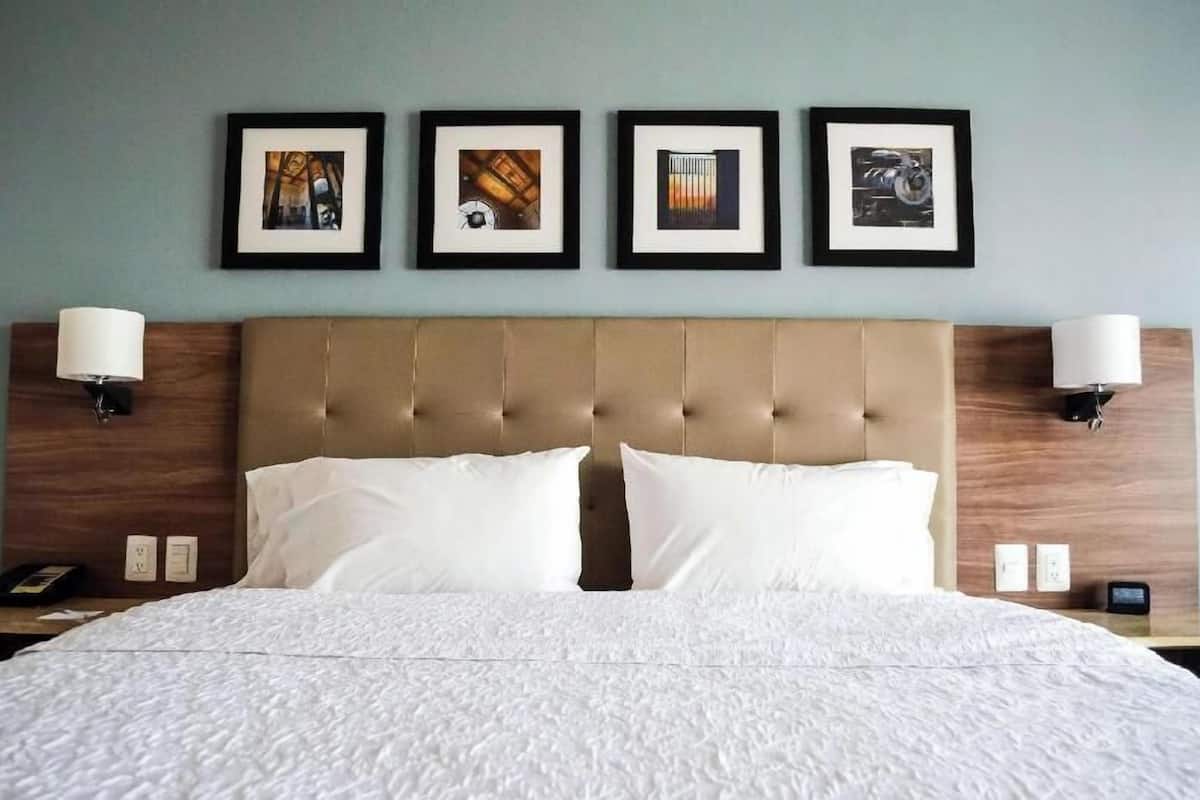 In-room safe, desk, laptop workspace, soundproofing