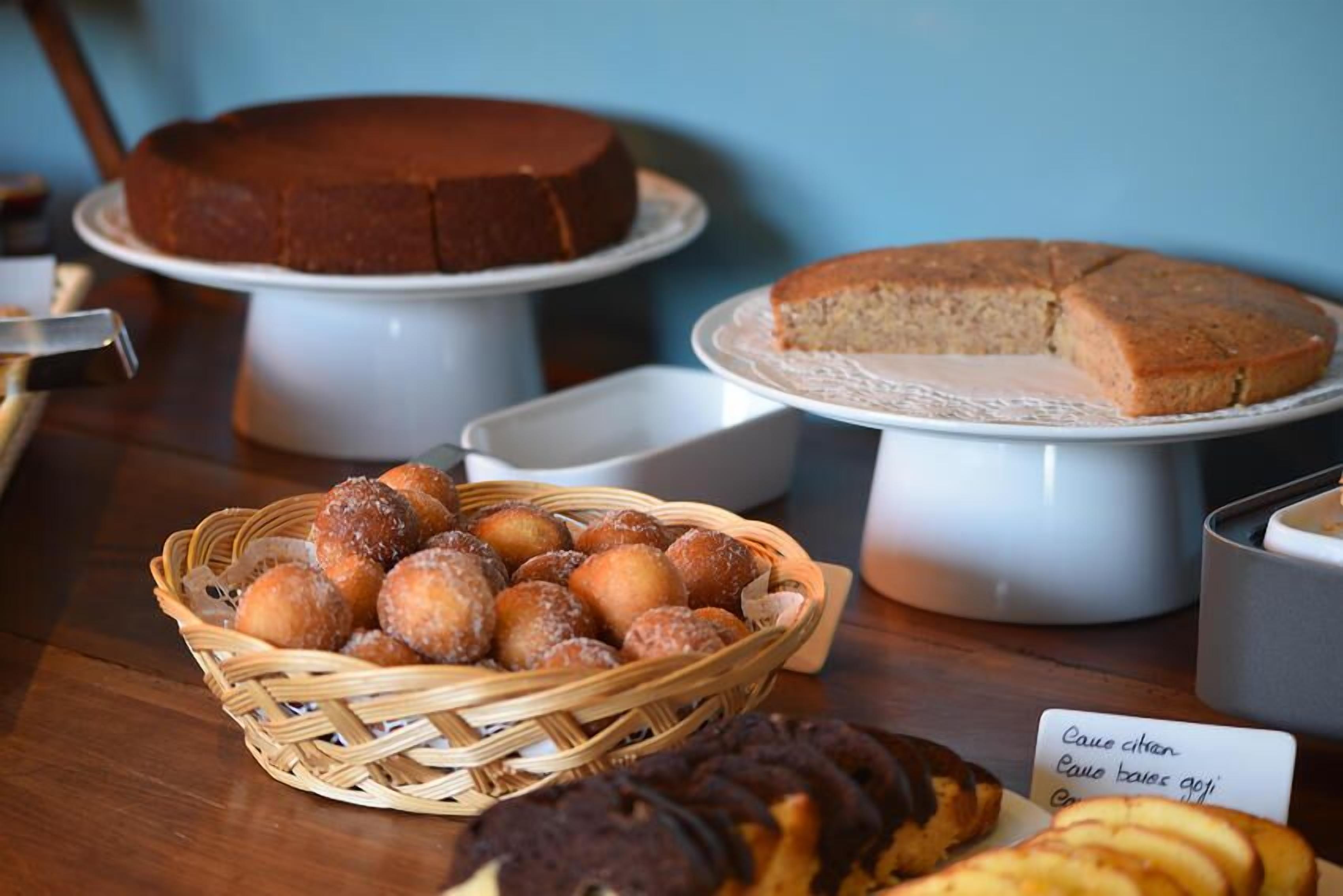 daily buffet breakfast (eur 13.50 per person)