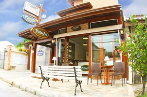 Overnatningsstedets indgangsparti