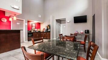 Free daily on-the-go breakfast