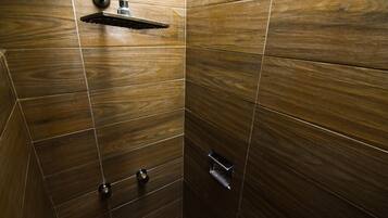 Double Room, Garden View | Bathroom shower