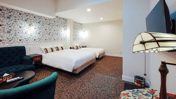 Standard Family Room 1F | Individually decorated, individually furnished, free WiFi, bed sheets