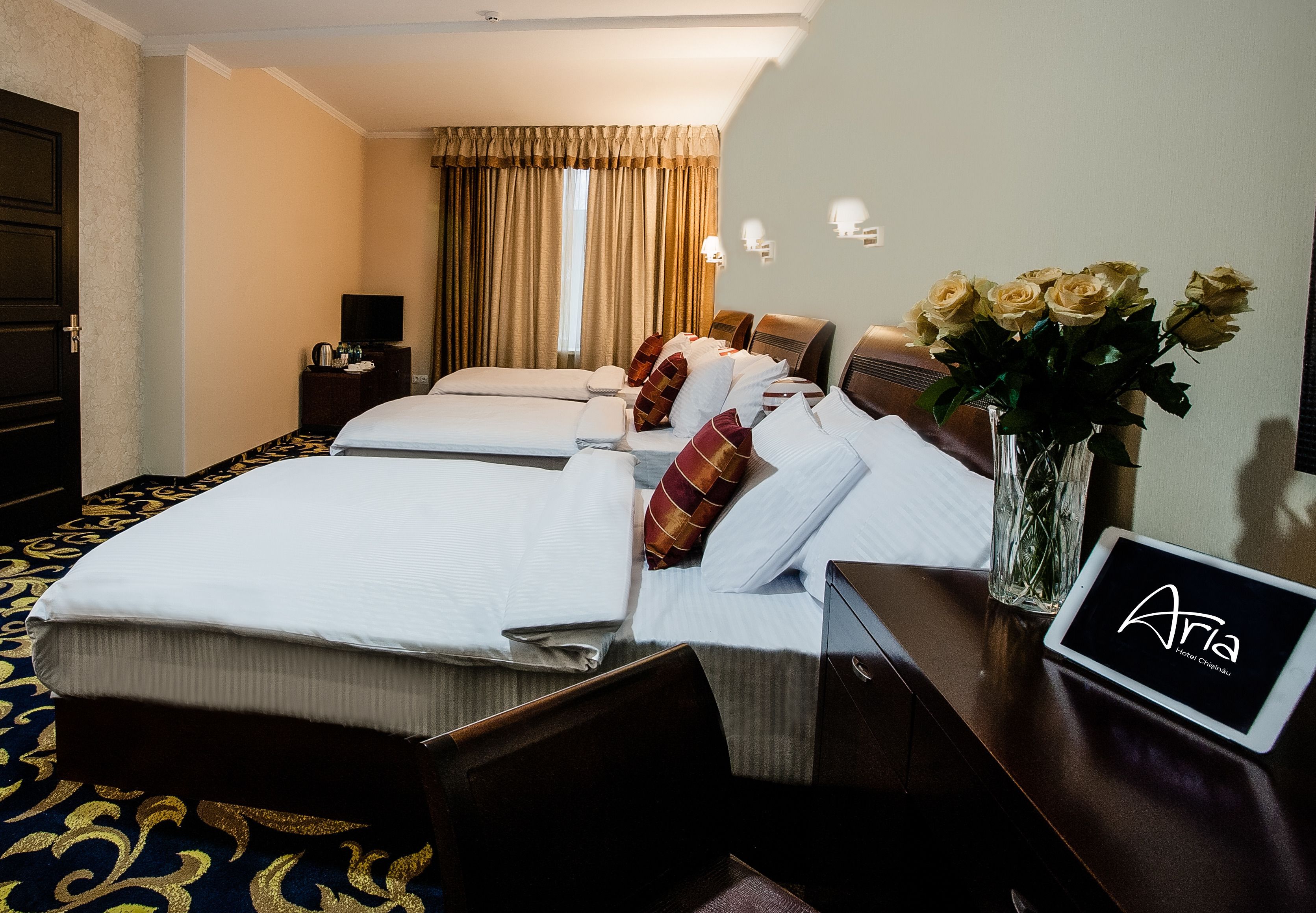 deluxe triple room | premium bedding, in-room safe, desk, soundproofing