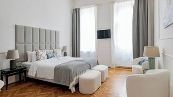 In-room safe, desk, blackout curtains, iron/ironing board