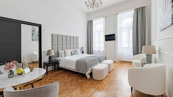 In-room safe, desk, blackout curtains, iron/ironing board