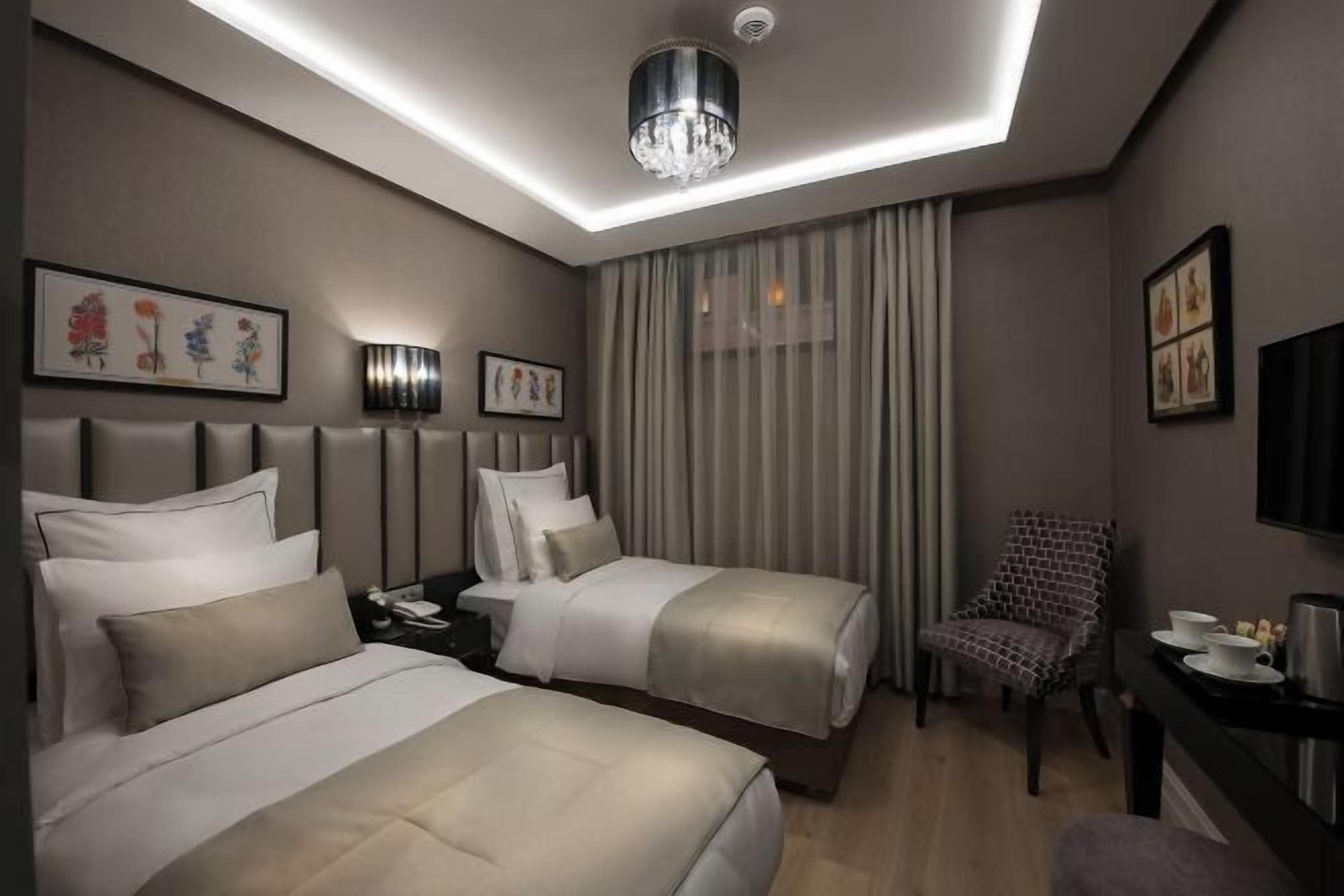 Premium bedding, minibar, in-room safe, desk