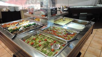 Daily buffet breakfast (EUR 7 per person)