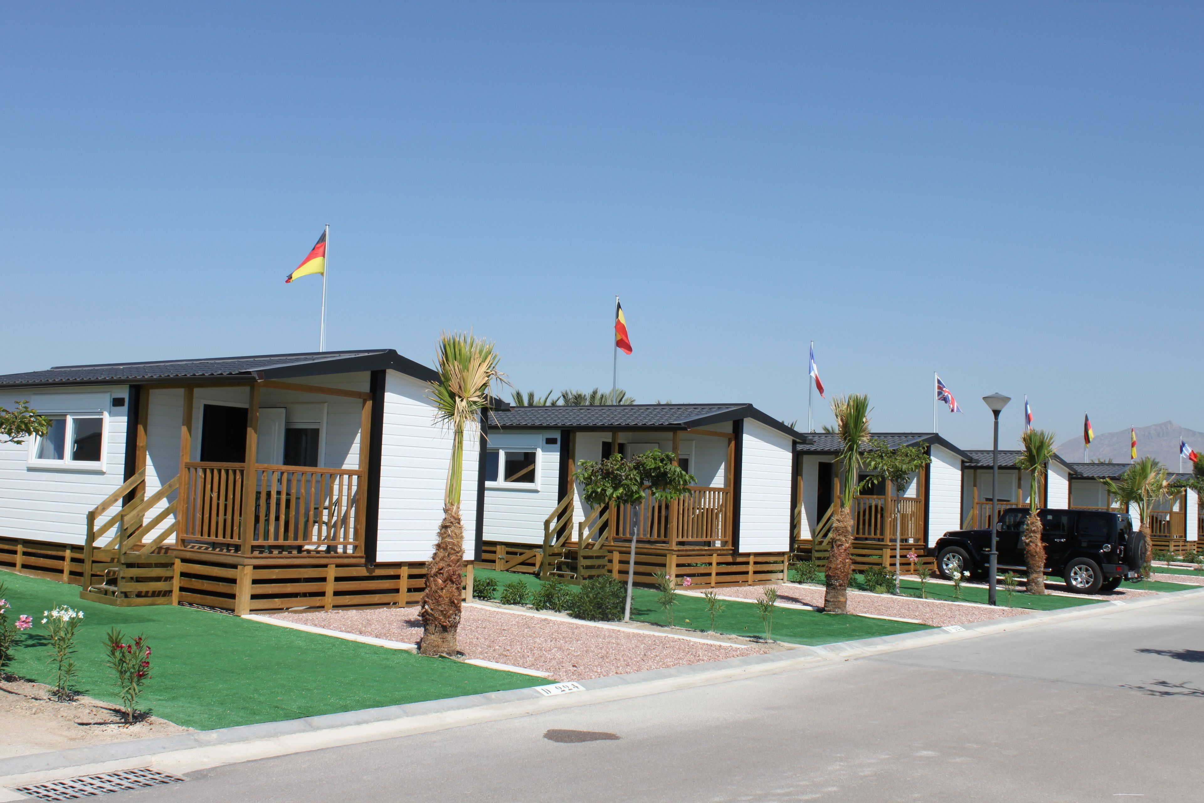 Voorkant van accommodatie