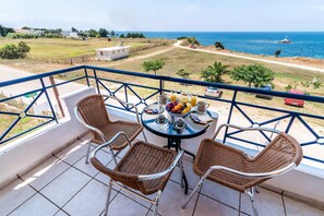 Apartment, Sea View (for 4) | Balcony view - Faros Apartments (Preveza)