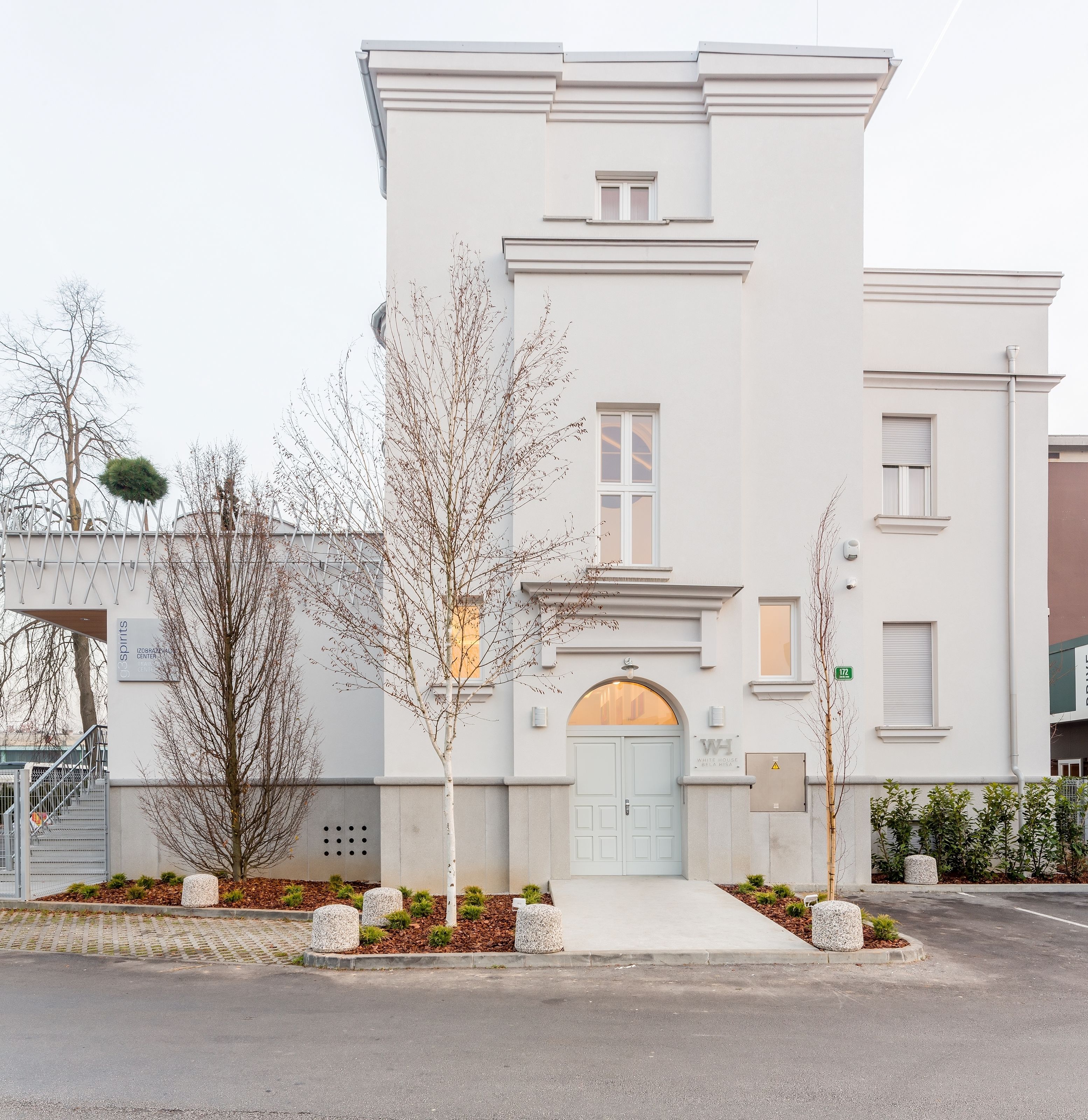 Façade de l’hébergement