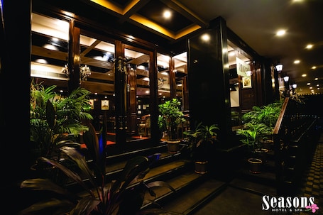 Front of property - evening/night