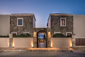Front of property - evening/night