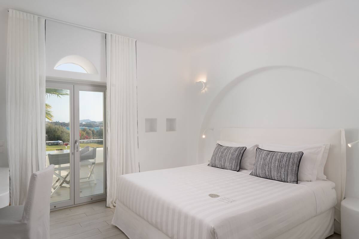 Elegant Suite Sea View | 埃及棉床單、高級寢具、舒適加層、迷你吧