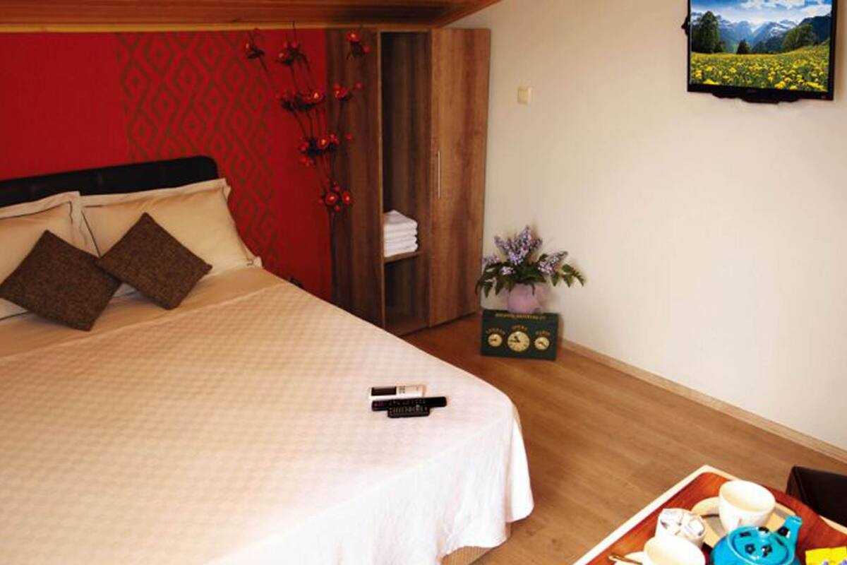 Habitación doble, vista al mar | Ropa de cama de alta calidad y wifi gratis
