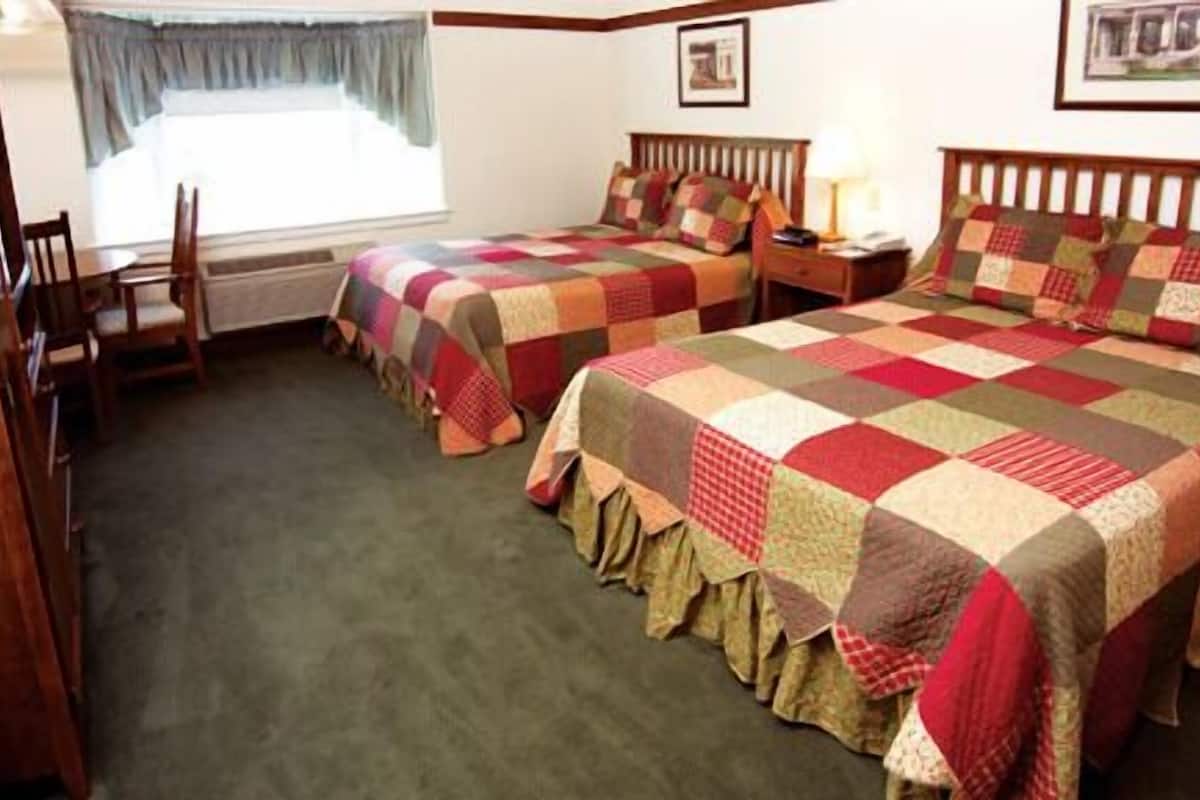 Standard Room, 2 Queen Beds, Non Smoking | Desk, iron/ironing board, free cribs/infant beds, rollaway beds