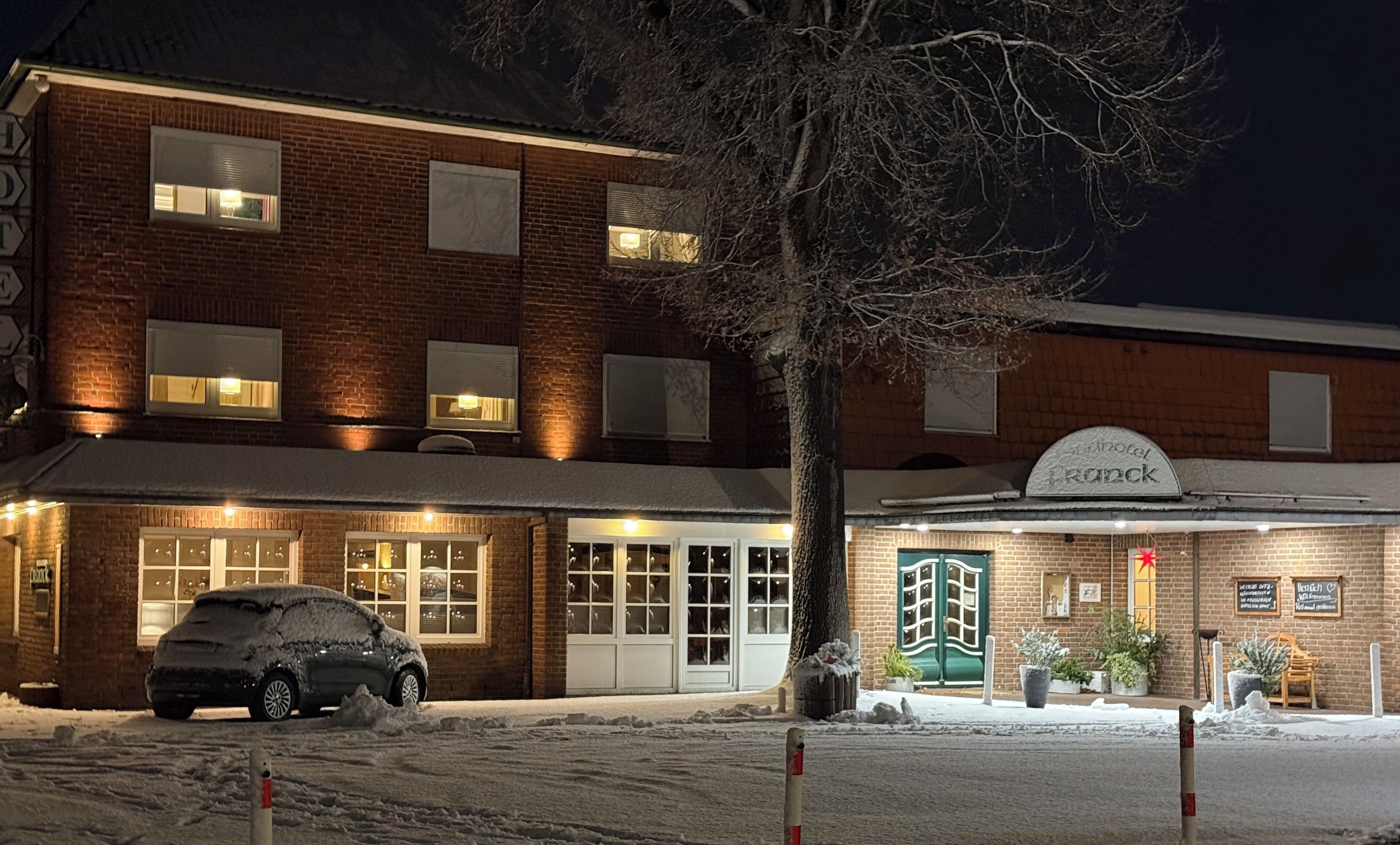 Majoituspaikan julkisivu