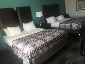 In-room safe, desk, laptop workspace, blackout drapes