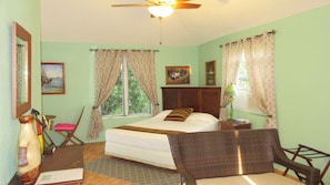Queen Room #2 | Iron/ironing board, free rollaway beds - L Anse a L'eau Beach House (Ile-a-Vache)
