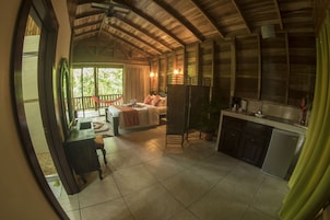 Superior Cabin, Mountain View | Private kitchenette | Fridge